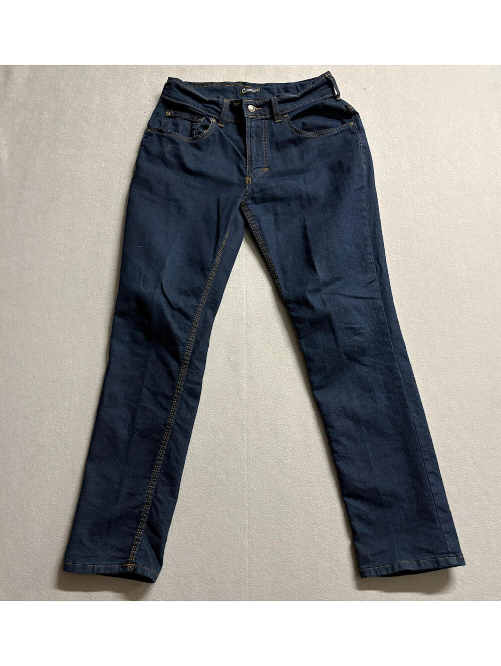 Origin Skinny Stretch Jeans Dark Wash Denim USA Made Fits Like 30X31
